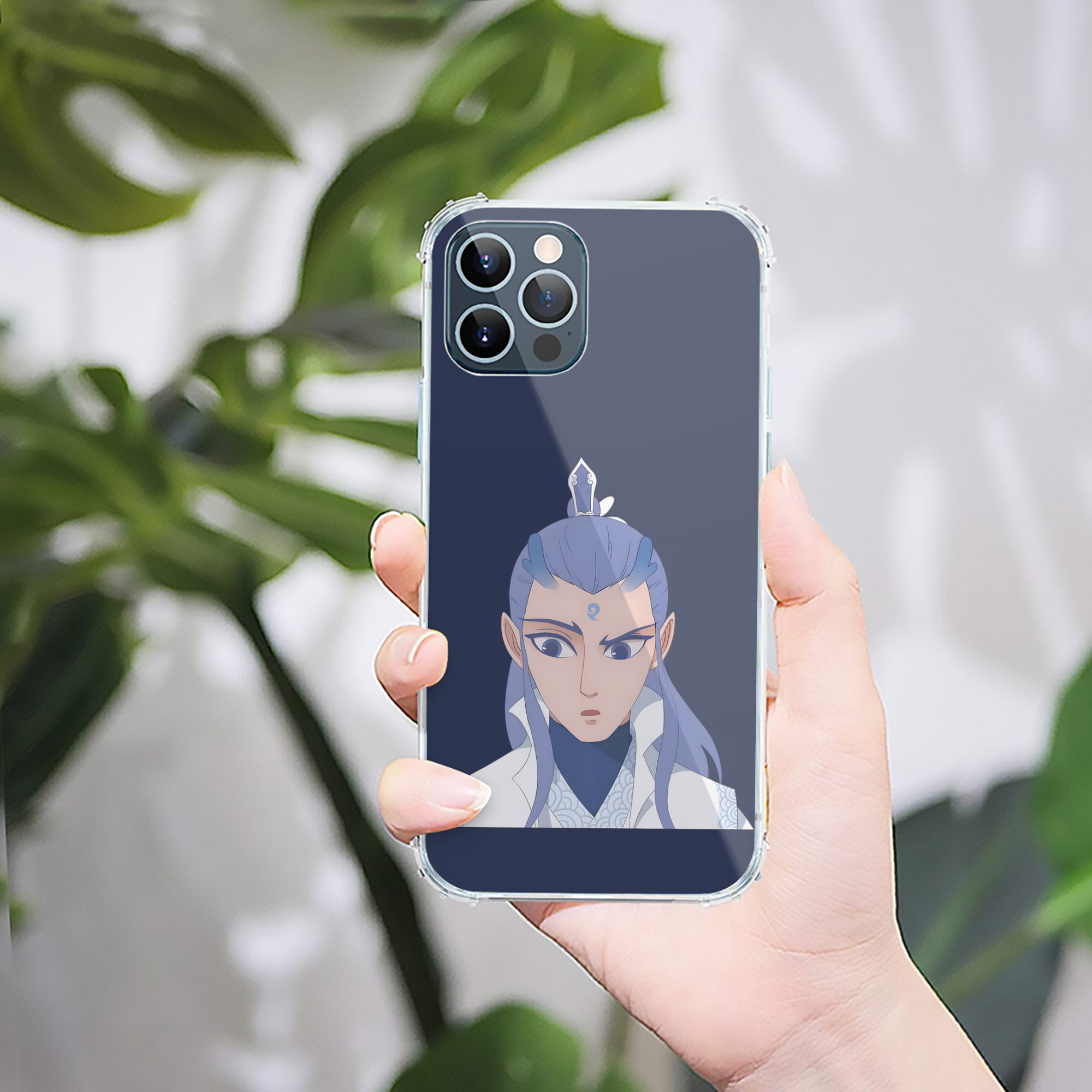 （画像用） Ne Zha 2 ナタ 魔童の大暴れ 【iPhone 12シリーズ対応】透明スマホケース（クリアソフトケース）
